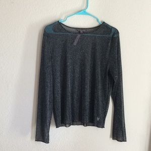 Sheer Victoria’s Secret long sleeved shirt